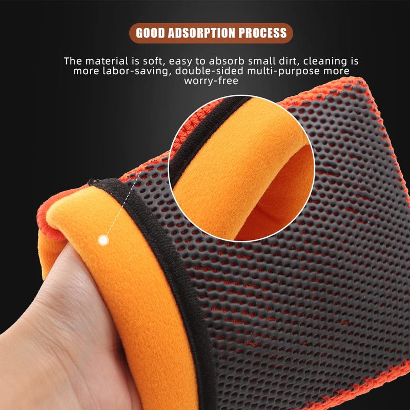 SPTA قفاز تنظيف الطين من SPTA، قطعة واحدة، قفاز غسيل بطين ناعم، قفاز ممحاة الطين لتنظيف السيارات، قفاز تنظيف الطين للسيارات يزيل الأوساخ بسرعة من الطلاء والزجاج والعجلات والمزيد - CHMLG01 - Image 4